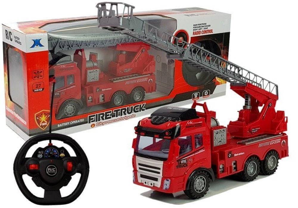 Lean-toys  Rádiové R/c hasičské auto značky Lean-toys