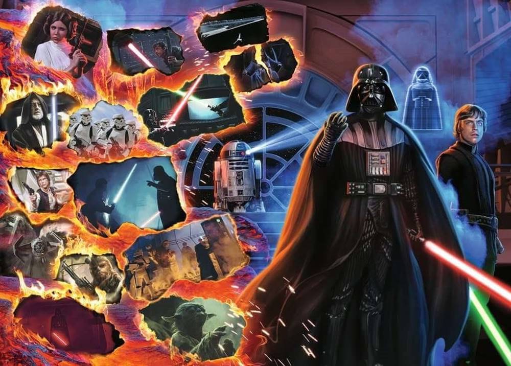 Ravensburger  Puzzle Star Wars Záporáci: Darth Vader 1000 dielikov značky Ravensburger