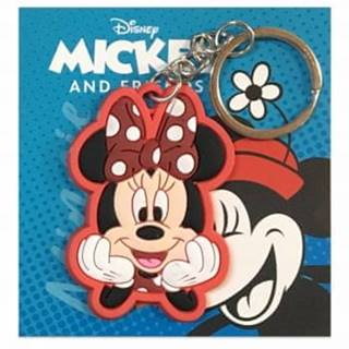 Hollywood 2D kľúčenka - Minnie Mo(hlava) - Disney - 5, 5 cm