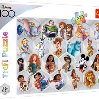 Puzzle Disney 100 let Disneyho kouzlo - 300 dílků