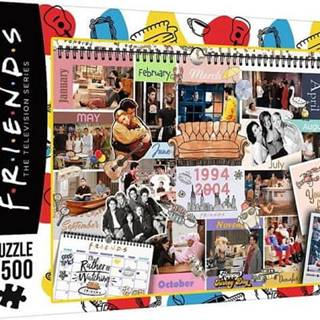 Puzzle Přátelé: Stránka z kalendáře - 1500 dílků