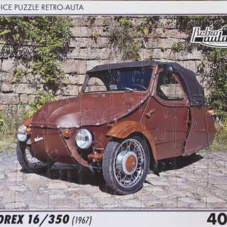 RETRO-AUTA Puzzle č.55 Velorex 16, 350 (1967) 40 dielikov