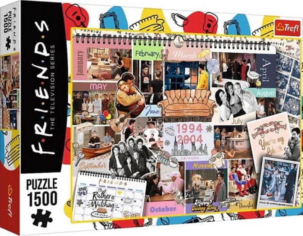  Puzzle Přátelé: Stránka z kalendáře - 1500 dílků