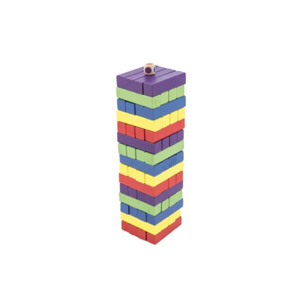 Rappa  Hra veža drevená 60ks farebná značky Rappa