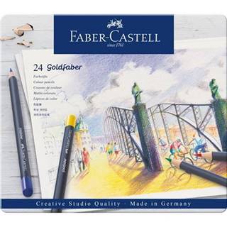 Faber-Castell Pastelky Goldfaber permanent set-plech 24 farebné