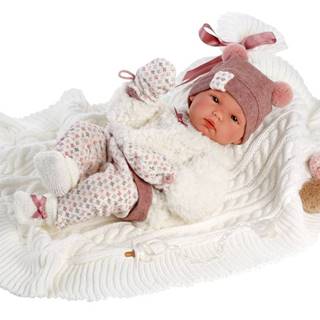 Llorens Novorodené dievčatko - realistická bábika s celovinylovým telom - 35 cm