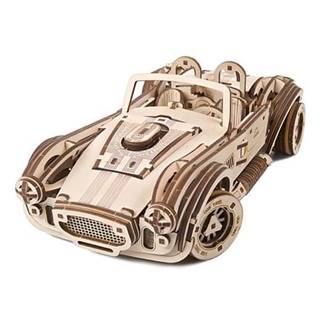 UGEARS Hračka 3D drevené mechanické puzzle Driftujúce pretekár Cobra