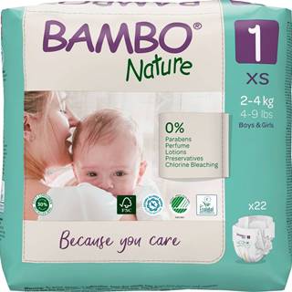 Bambo Nature 1,  22 ks,  pre 2-4 kg