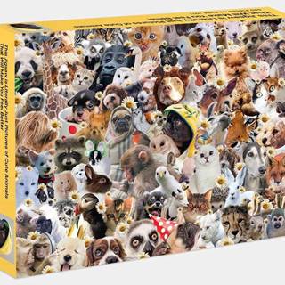 Smith Street Books Puzzle Roztomilé zvieratká,  vďaka ktorým sa budete cítiť lepšie 500 dielikov