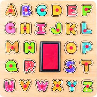 Woody Pečiatky - Puzzle ABC