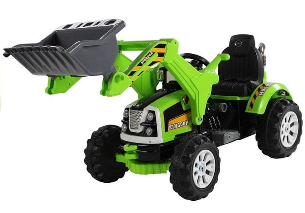 Mamido  Elektrický traktor pre deti s radlicou zelený značky Mamido