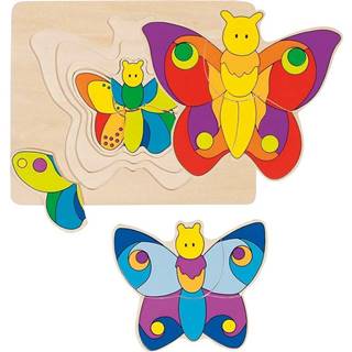 Goki  Viacvrstvové puzzle Motýľ značky Goki