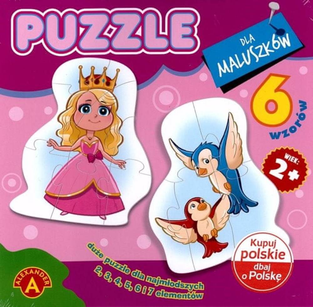 Alexander  Baby puzzle Princezná 6v1 (2-7 dielikov) značky Alexander