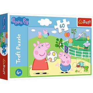 Trefl Puzzle Peppa Pig - Zábava s priateľmi / 60 dielikov