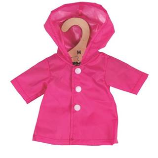 Bigjigs Toys Ružový kabátik pre bábiku 34 cm