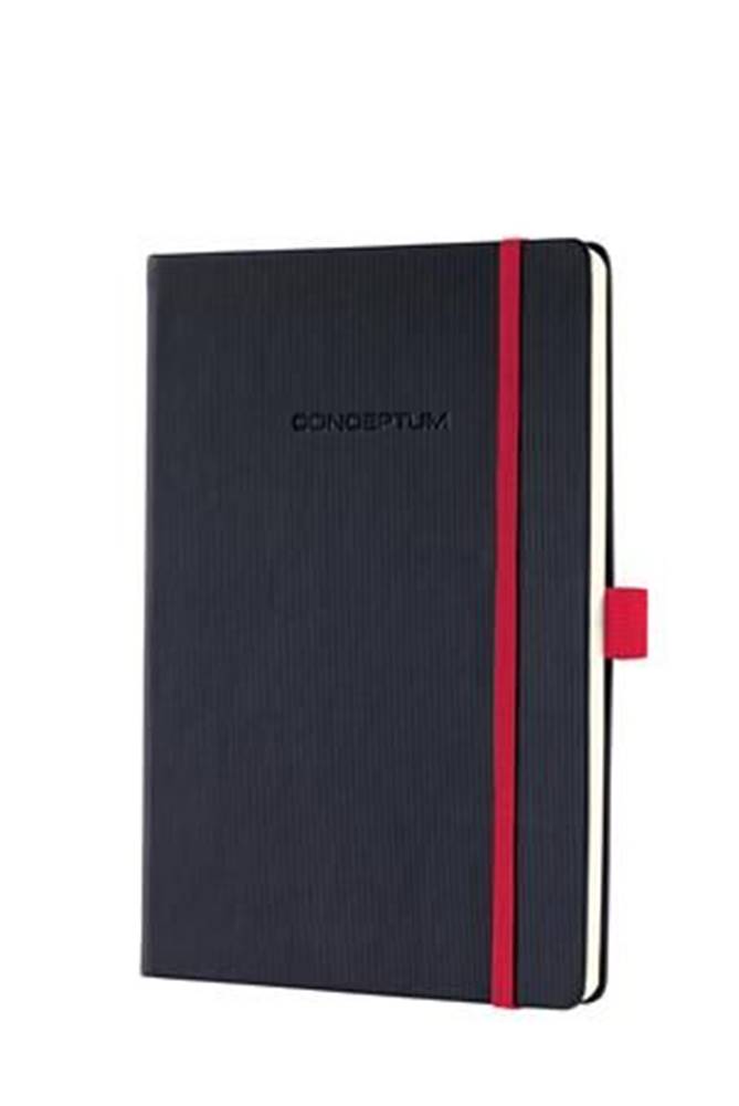 Sigel  Exkluzívny zápisník Conceptum Red Edition,  čierno-červená,  A5,  linajkový,  97 listov,  tvrdé dosky,  CO663 značky Sigel