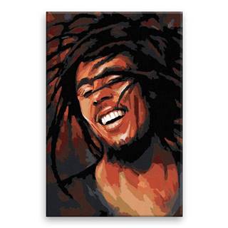 Malujsi Maľovanie podľa čísel - Bob Marley - 40x60 cm,  bez dreveného rámu