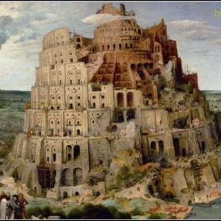 Piatnik  1000 d. Bruegel - Babylonská veža značky Piatnik