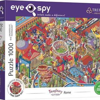 Trefl  Puzzle UFT Eye-Spy Imaginary Cities: Rím,  Taliansko 1000 dielikov značky Trefl