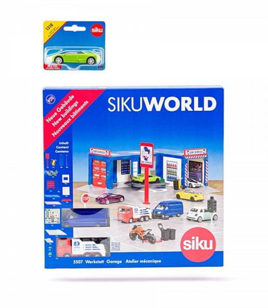 SIKU  World - autoservis s autami značky SIKU