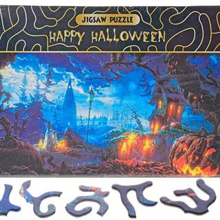 Mikro Trading Halloween puzzle 75x50 cm 468 dielikov v krabici