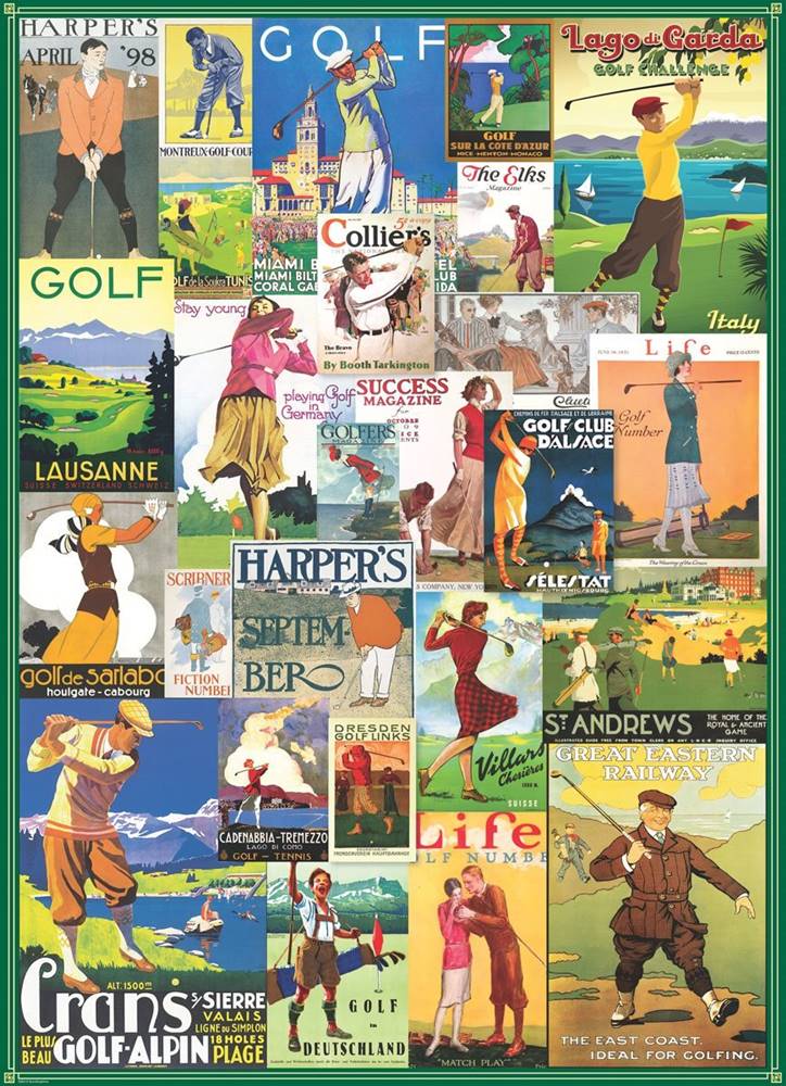 EuroGraphics  Puzzle Svetový golf 1000 dielikov značky EuroGraphics