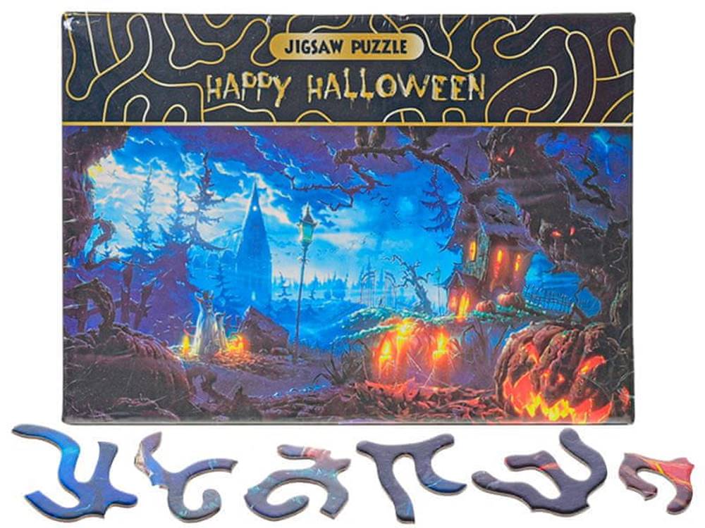 Mikro Trading  Halloween puzzle 75x50 cm 468 dielikov v krabici značky Mikro Trading
