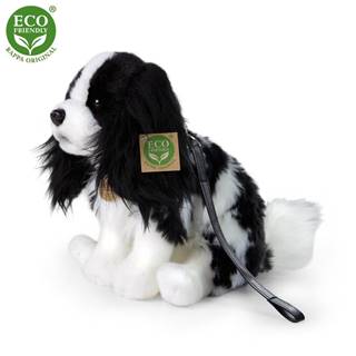 Rappa  Plyšový pes Kavalier s vodítkom 27 cm ECO-FRIENDLY značky Rappa