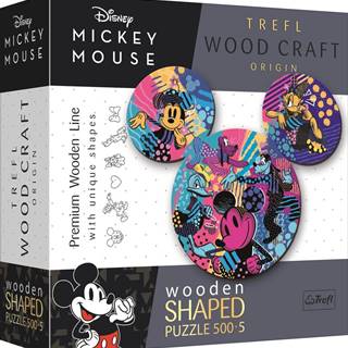 Trefl Wood Craft Origin puzzle Mickey Mo505 dielikov