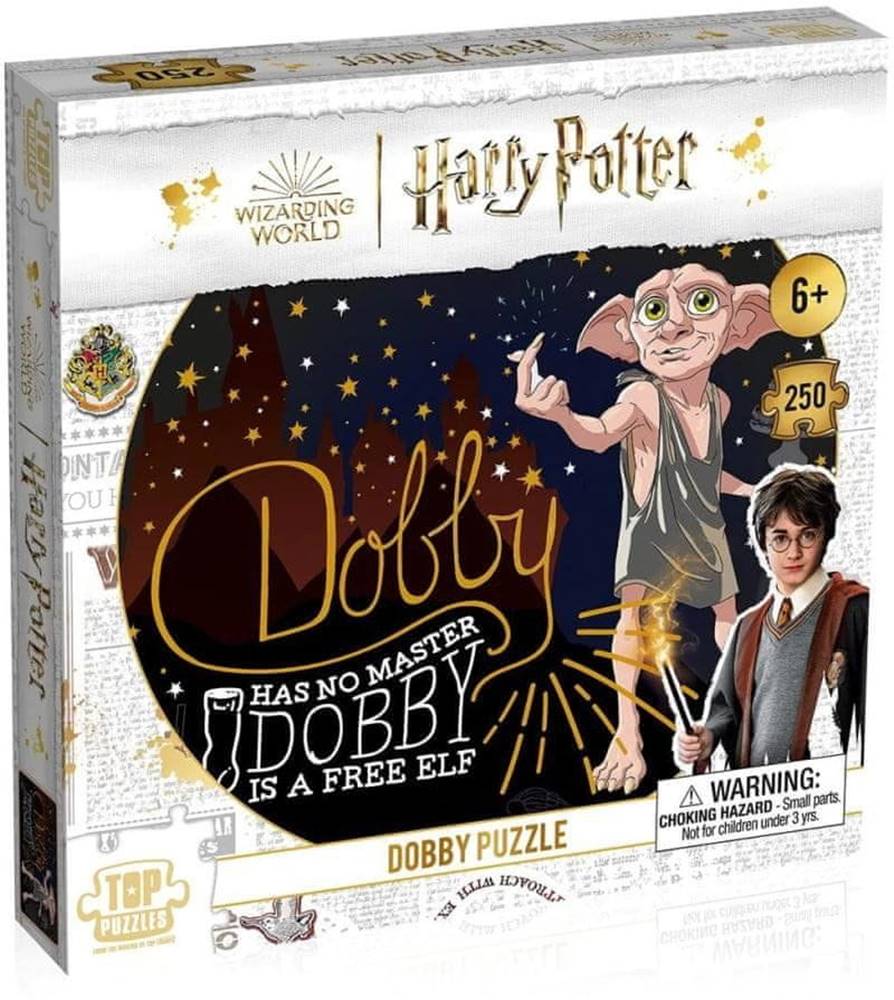 Winning Moves  Harry Potter puzzle Dobby - 250 dielikov značky Winning Moves