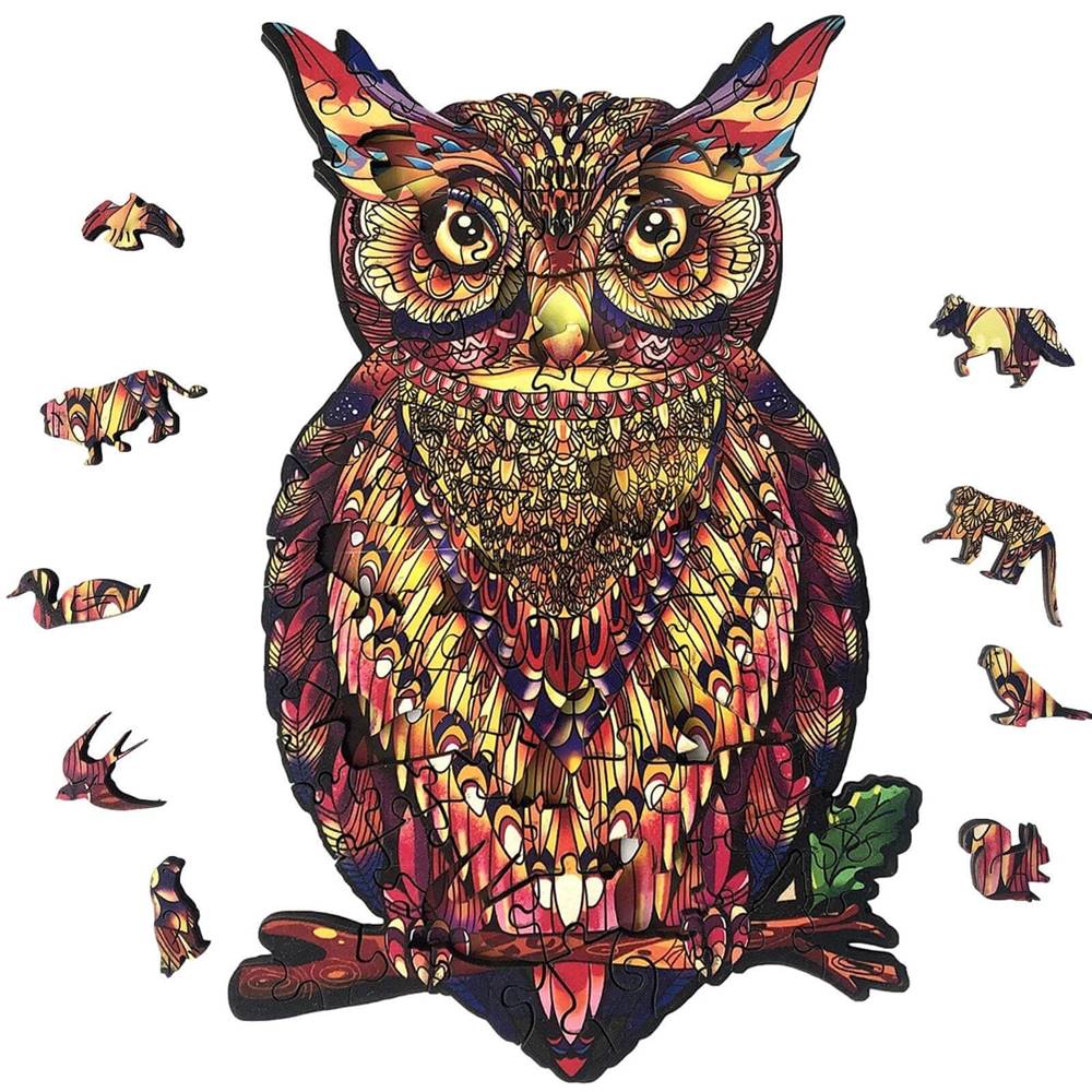 IZMAEL  Drevené puzzle-Color Owl/S KP21867 značky IZMAEL