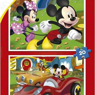 EDUCA  Puzzle Mickey Mouse: Zábavný park 2x20 dielikov značky EDUCA