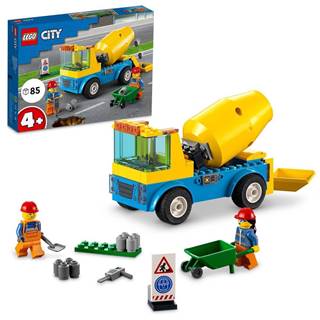 LEGO City 60325 Nákladiak s miešačkou na betón - rozbalené