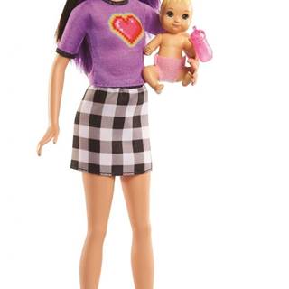Mattel Barbie Pestúnka Skipper s bábätkom a doplnkami GRP10