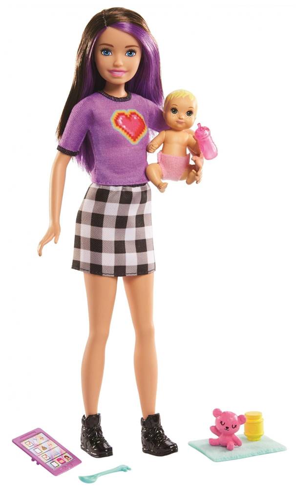 Mattel  Barbie Pestúnka Skipper s bábätkom a doplnkami GRP10 značky Mattel
