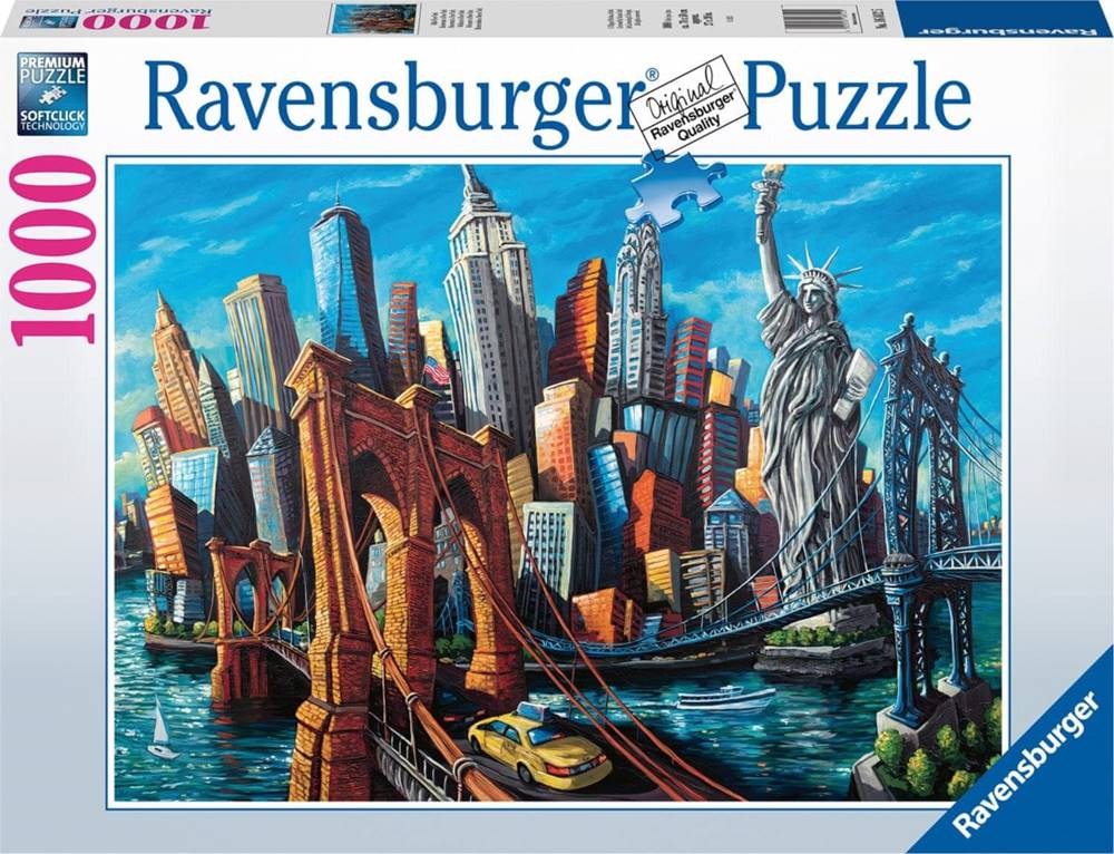 Ravensburger  Puzzle Vitajte v New Yorku 1000 dielikov značky Ravensburger