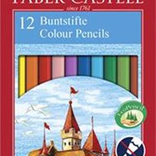 Faber-Castell Farebné pastelky Classic,  12 farieb,  šesťhranné