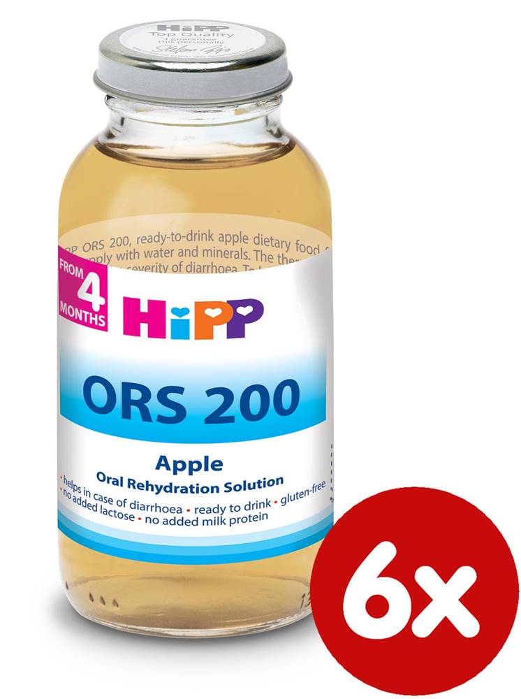 HiPP  ORS - Jablko - 6x 200 ml značky HiPP