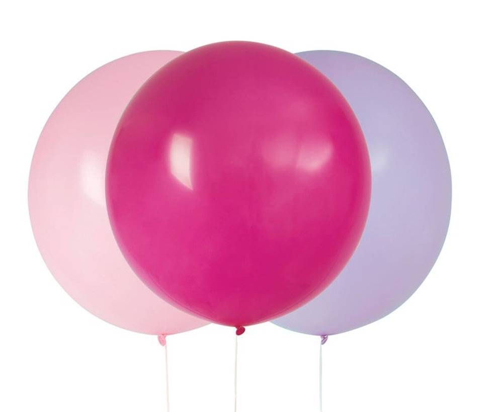 Unique  Balóny veľké ružovo-fialové 60cm značky Unique