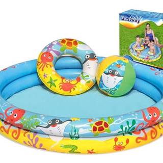 Bestway  Nafukovací bazén pre deti 122x20 cm + koleso a lopta zdarma značky Bestway