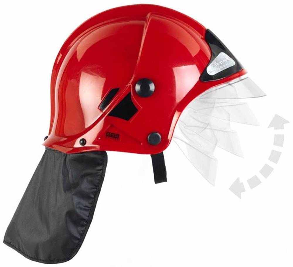 Klein  Hasičská helma červená značky Klein