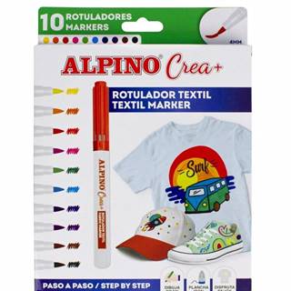 Alpino  Crea+ fixky na zdobenie textilu 10ks značky Alpino