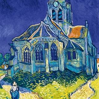 Blue Bird Puzzle Kostol v Auvers-sur-Oise 1000 dielikov