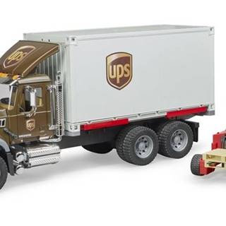 BRUDER  2828 Logistický Mack Granite UPS s příslušenstvím značky BRUDER