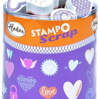StampoScrap pečiatky - srdcia 35 ks