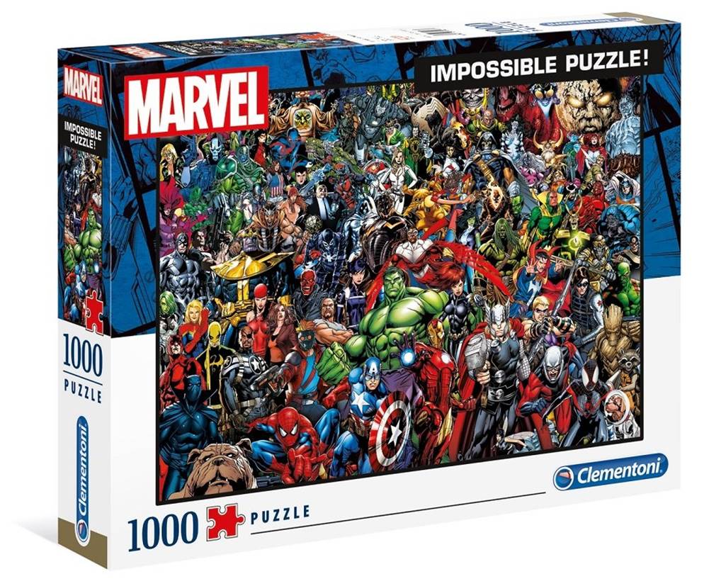 Clementoni  Impossible puzzle Marvel 1000 dielikov značky Clementoni