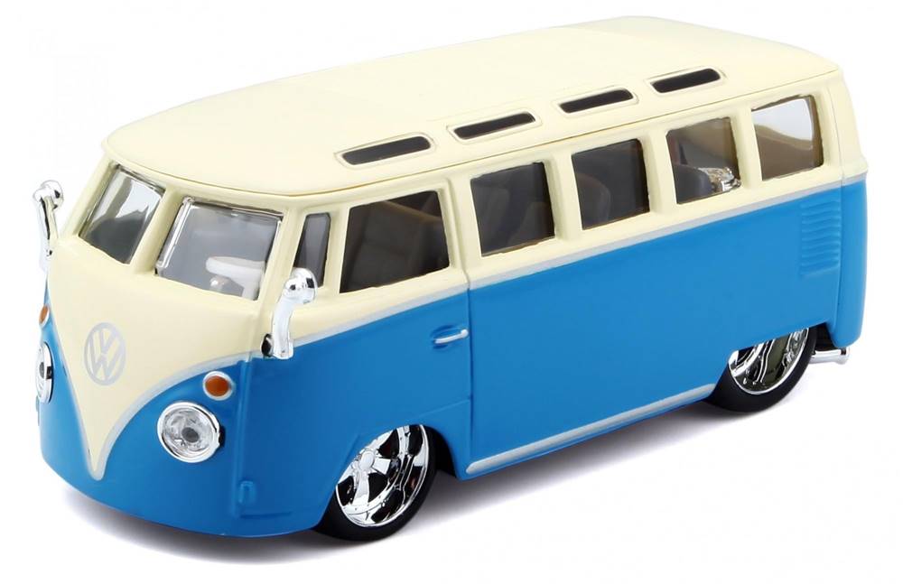 BBurago  1:32 Plus Volkswagen Van Samba Blue/White značky BBurago