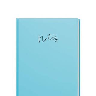Linkovaný zápisník Pastelová modrá