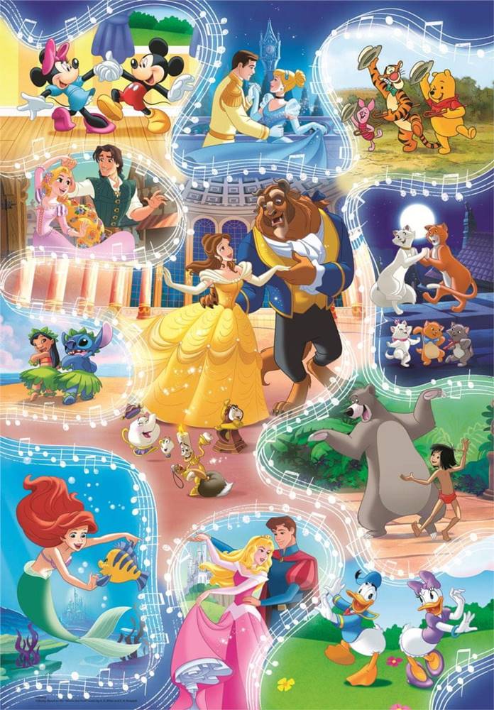 Clementoni  Puzzle Disney: Je čas tancovať 104 dielikov značky Clementoni
