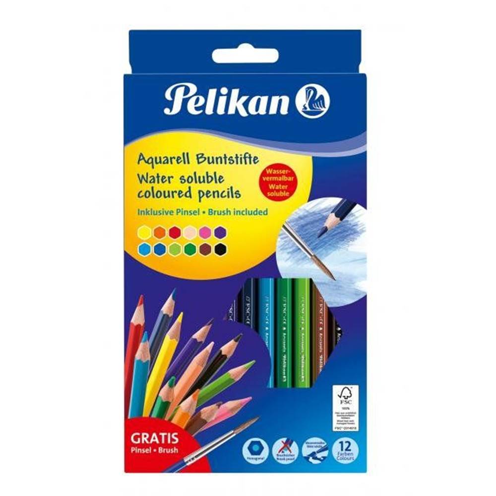 Pelikan  Farbičky akvarelové 12 ks značky Pelikan